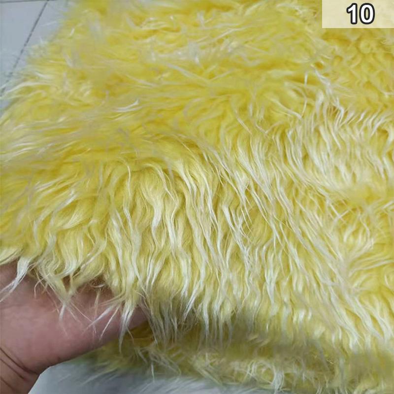 Umělá měkká plyšová látka Dlouhá látka z umělé kožešiny na šití oděvů Látky na pozadí šperků Cosplay látka Hračka pro panenky DIY řemesla