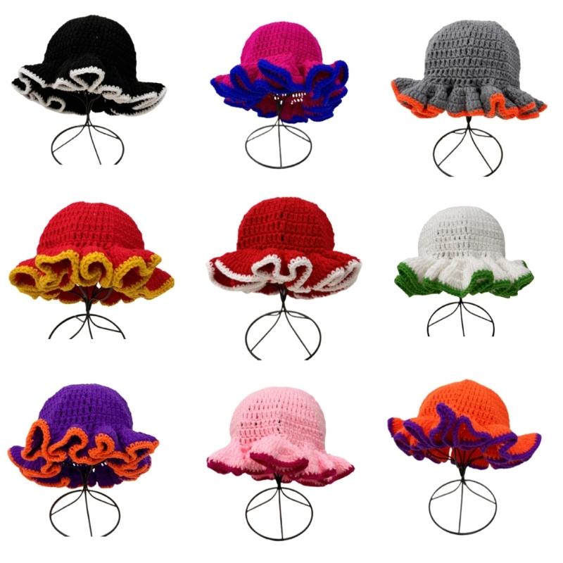 Fashion Streetwear Hat Daily Life Hat Artistic Youth Hat Unisex Crochet Hat for Casual or Travel Wear