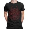 Red horns hexagram Disturbed Music Men T Shirts  Leisure Tees Short Sleeve O Neck T-Shirts 100% Cotton Gift Clothing