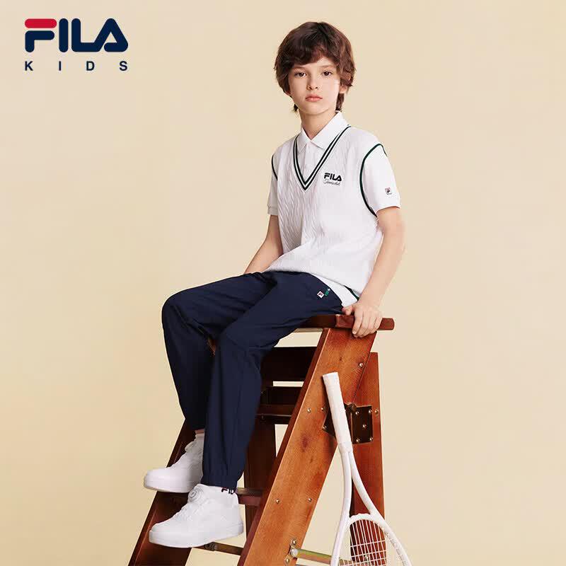 FILA Boys' Short Sleeve Polo Shirt