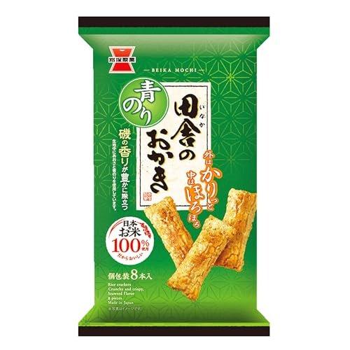 Iwatsuka Seika Inaka no Okaki Zarame Crackers, 12 Packs (96 Crackers Total)