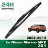Rear Windshield Wipers Blades,Premium All-Season Wiper blades Replacement For Nissan Murano MK2 Z51 2009-2014