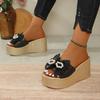 Luxury Sandals Women New Designer Wedges Sandals Women Slippers Summer Beach Platform Shoes High Heel Slippers Women