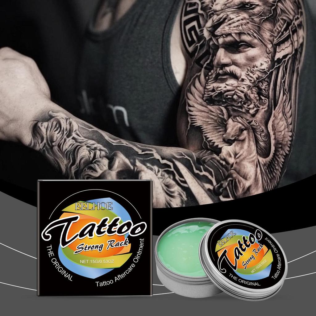 EELHOE Tattoo Care Cream: Gentle Cleansing and Daily Moisturizing for Tattooed Skin.