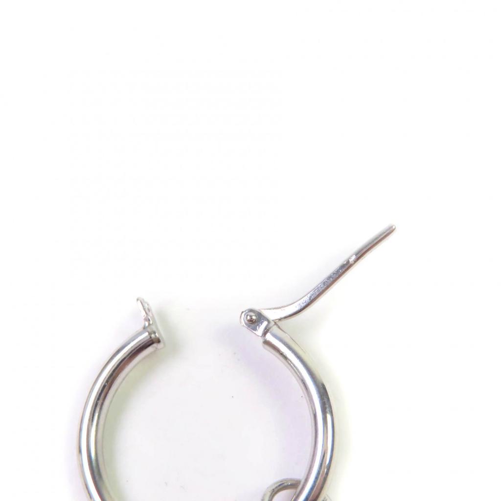 PRADA Pierce Symbol Pendant Pierce Black Silver AG925 Women 2JO750 Used