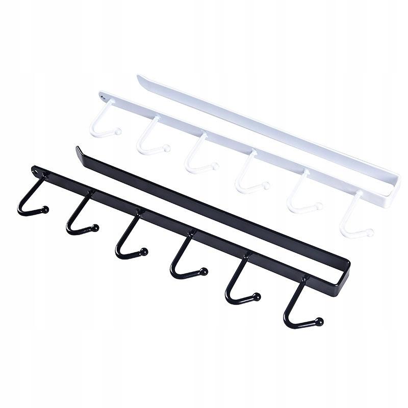 Clothes Cups Hanger Metal Hooks White