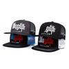 Mode Hip Hop Baseballkappe Stickerei Flacher Schirm Snapback Hut Verstellbar Atmungsaktiv Sonnenschutzkappe Herren Damen
