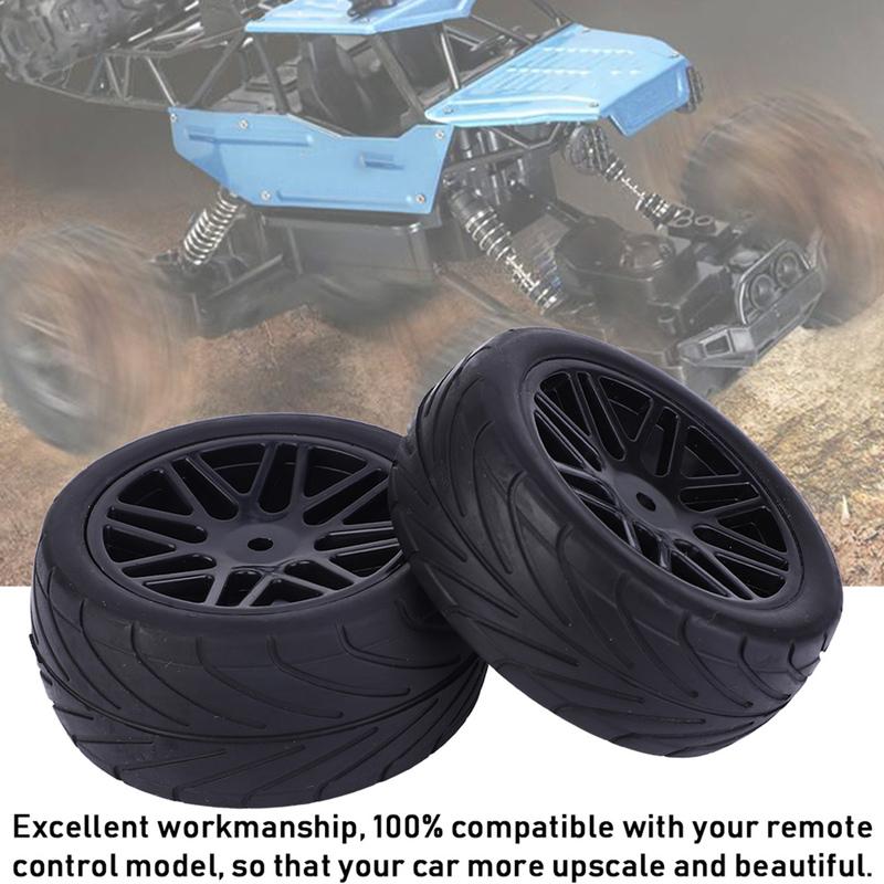 4Pcs 85mm 1/10 Universal RC Car Wheels Crawler Vehicle Tyres Tires Remote Control Car Accessories
