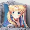Anime Cartoon Sailor Moon Print Cushion Cover Sofa Home Decor Pillowcase
