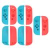 5 Sets Silicone Gamepad Cover Strong Protection Game Machine Accessory for NS SwitchRed Blue