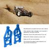 RC Front Lower Arm Aluminum Alloy High Strength Remote Control Car Front Lower Swing Arm for   1Celsius5 Outcast Kraton 8s