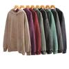 Washed Batik Hoodie Heavyweight American Vintage Loose Plain Color Long Sleeve Trendy Unisex