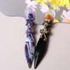 Scettro di Cristallo a Forma di Coltello, Bacchetta Magica che Unisce Cristallo a Forma di Coltello e Sfera di Cristallo, Regalo di Halloween