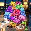 Care Bears Print Blanket - Soft & Comfortable, for Bedroom, Travel, Sofa, Home Decoration - Birthday Christmas Gift for Friend