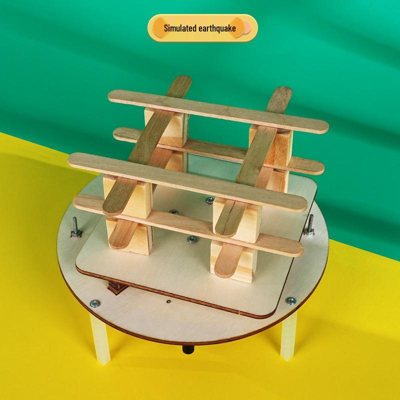 Handcrafted Earthquake Simulation Platform for Children s Science Experiments