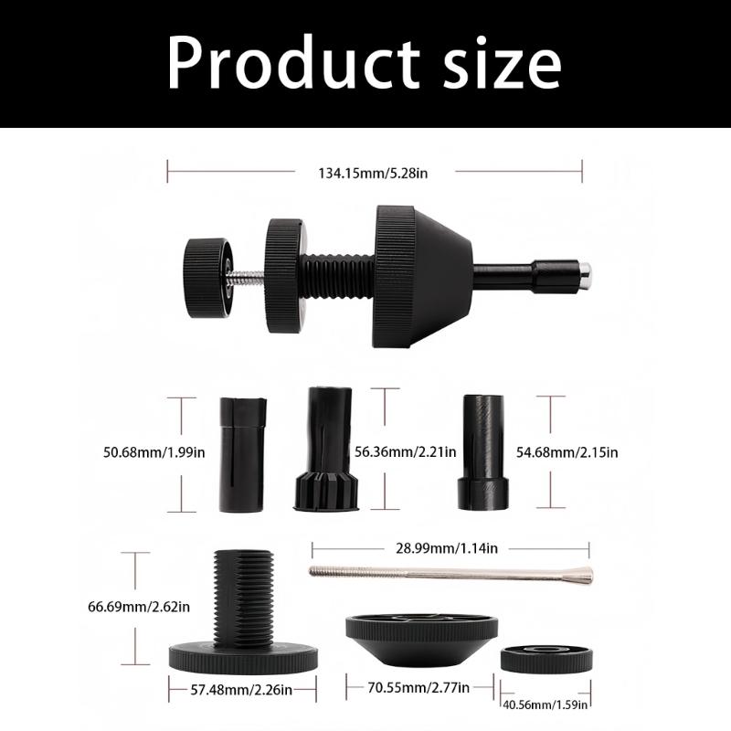 Accurate Clutch Plate Centering Tool ABS & Metal Clutch Installer with Adapter Sleeves Simple Operate for Easy Removal