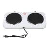 Electric Hot Plate 2000W Double Cooker Plate Countertop Electric Heater for Frying Boiling US Plug 1