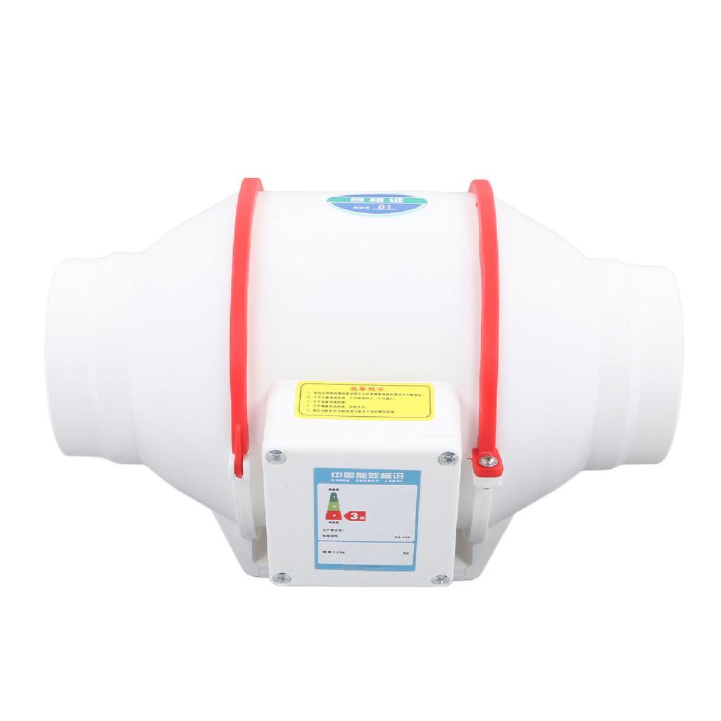 4 Zoll Rundkanalventilator Geräuscharm Zusatzventilator Abluftventilator für Küche Keller AU Stecker 220V