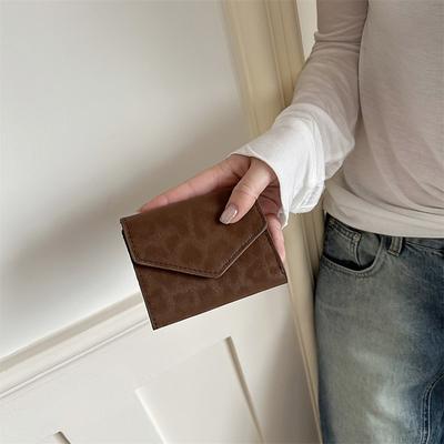 Simple Trendy Wallet Women's Spring Summer New Cute Change Bag Card Bag Clutch Bag Fashionable Small Square Bag