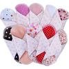 Sweet Cotton Outlet: Made In Japan Cloth Pads, Organic Cotton Liners for Discharge, 10 Count, Color and Pattern of Your Choice (Air Knit Pink)