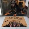 No Need To Knock Husky Doormat 3D Printed My Dog Doormat Non Slip Door Floor Mat Decor Porch Doormat