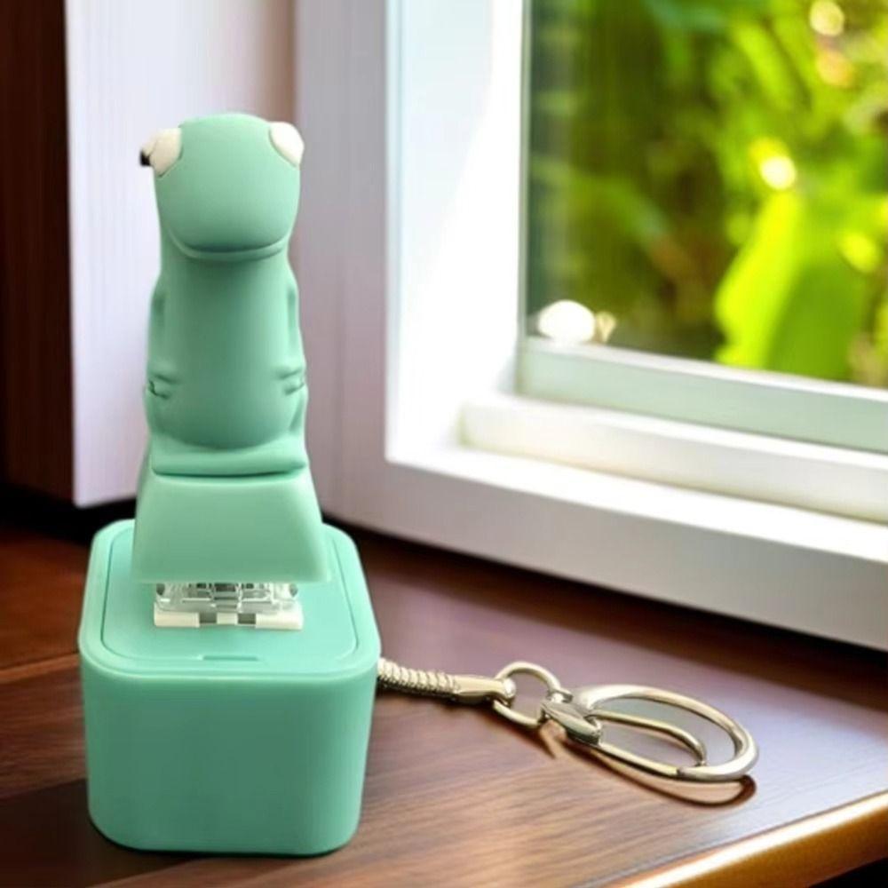 With LED Lizard Voice Key Ring Colorful Lights Lizard Sounds Pendant  Kids Toy