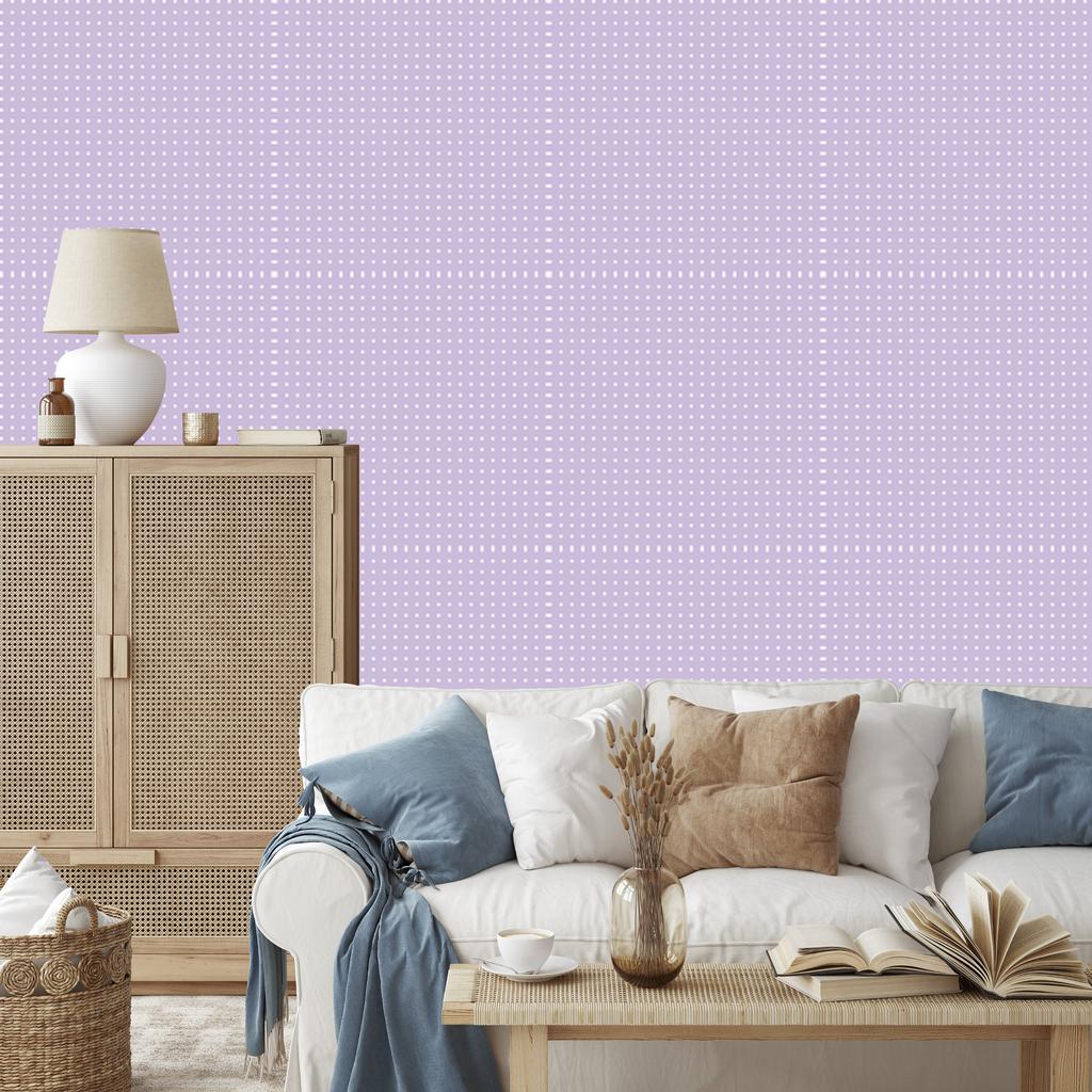 Lavender Dots Wallpaper for Living Room and Bedroom 50x1000
