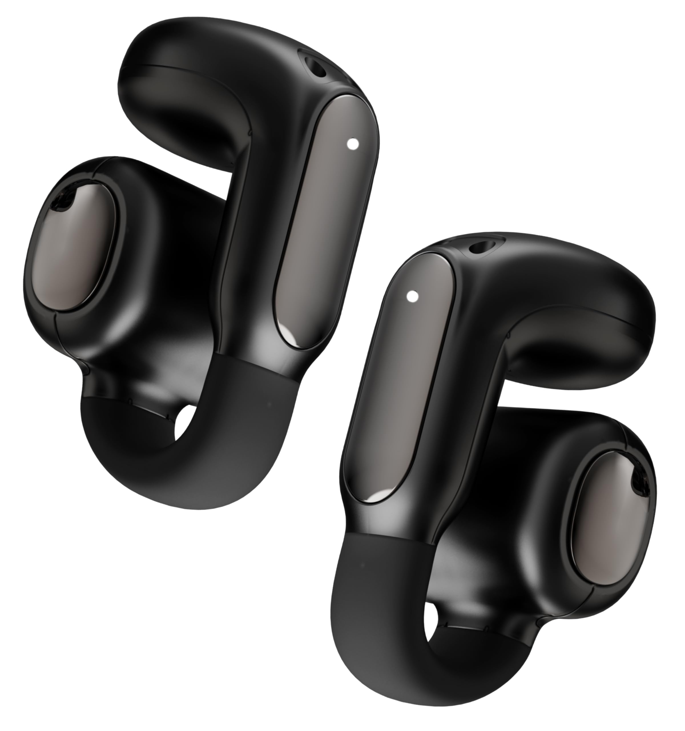 

Hmusic the while doing other Bluetooth Ear Cuff Wireless Earphones Audio x Open Ear Ear Completely Wireless with Design for Ear Sound Leak Noise чорний