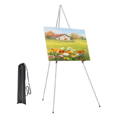Metal Easel Display Stand For Artists Featuring Strong Construction And Easy Storage Suitable For Various Art Projects