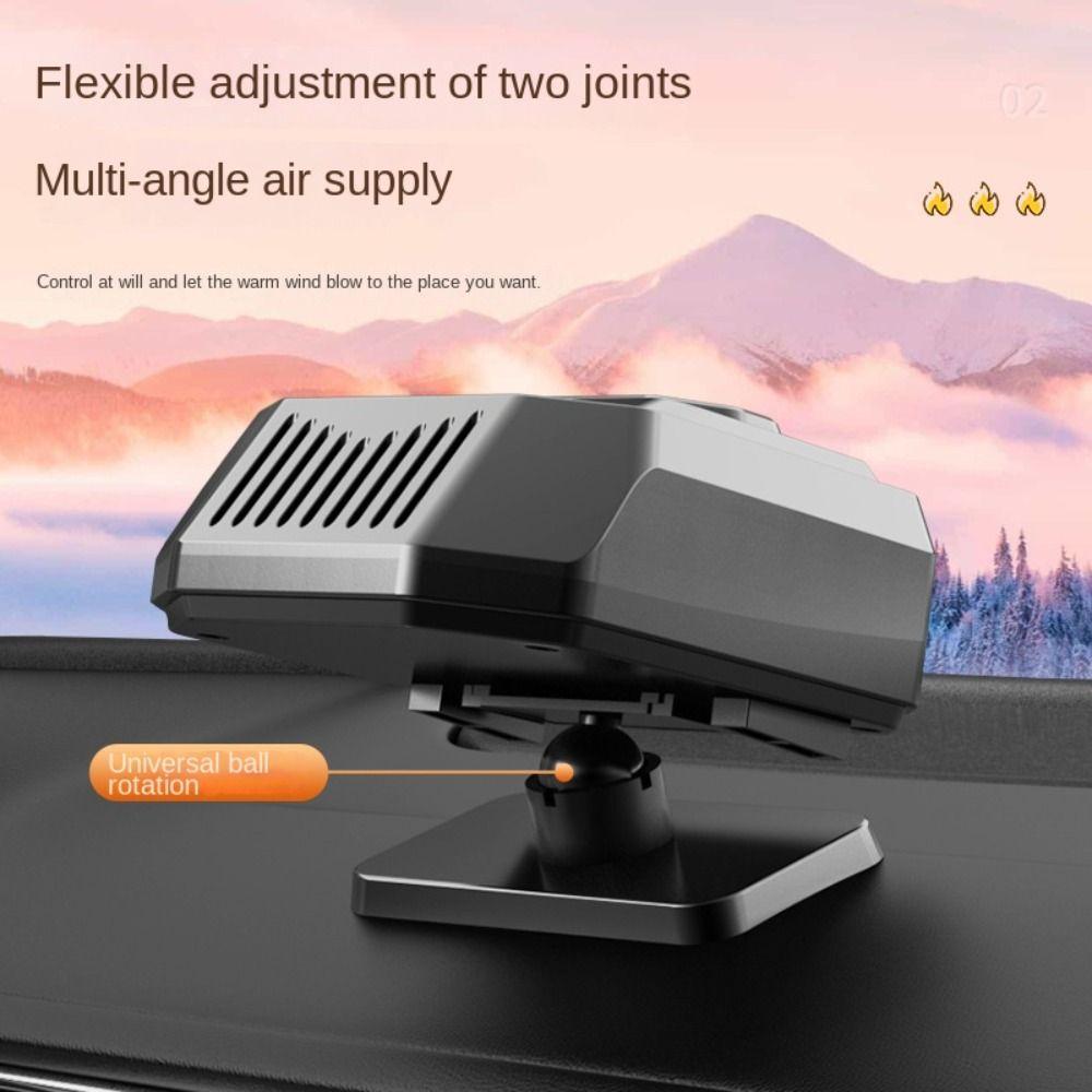 Convenient Electric Heating Fan 12V 150W Demister High Quality Anti-Fog Heater