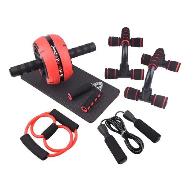 Abdominal Workout Core Strength Abdominal Wheel Chest Expander