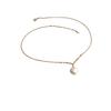 Romantic Natural Baroque Petal Sea Pearl Necklace, Niche INS Style Collarbone Chain, Exquisite Design, Female Personality