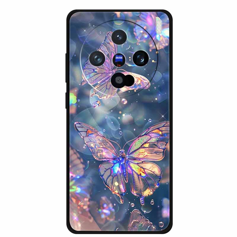 Cartoon Patterns Phone Case For Vivo X100 Ultra pro 5G Soft TPU Silicone Shield Back Cover Funda X 100 Fashion Luxury Bumper