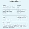 Bluetooth 5.3 Car FM Transmitter PD 30W Dual USB 4.2A Fast Charger Ambient Light Handsfree Radio Modulator MP3 Player Support TF U Disk