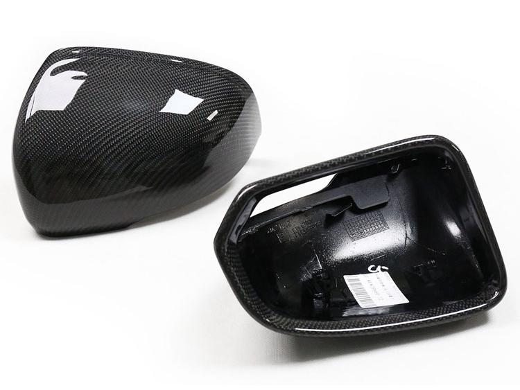 Carbon Fiber Replacement Rearview Mirror Cover for Volvo S60, V60, XC40, and S90