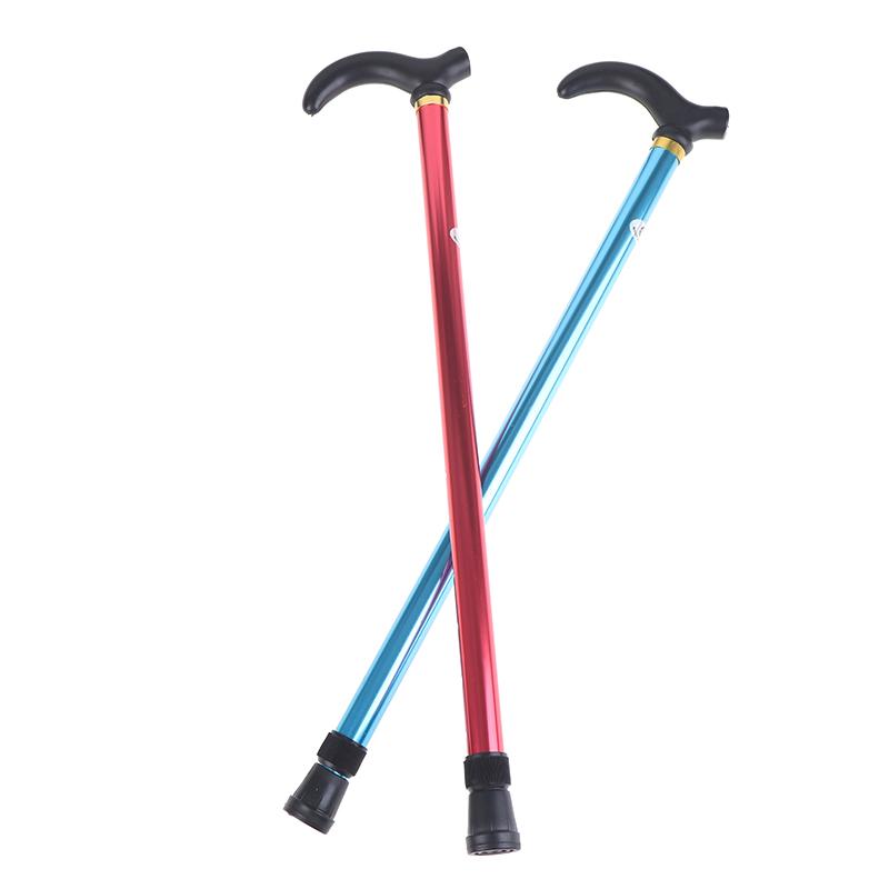 Bastone da passeggio regolabile Stampella antiscivolo stabile a 2 sezioni Bastone da trekking per uomo anziano