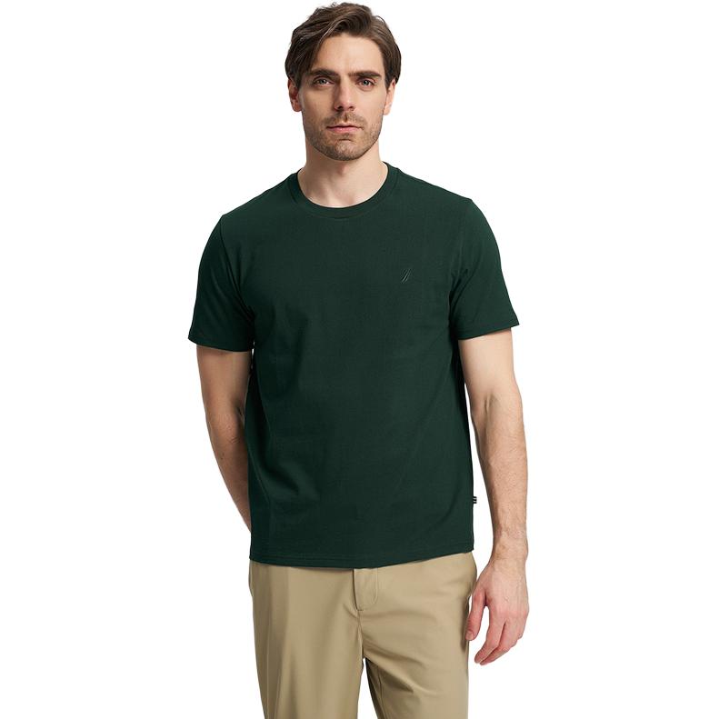 Nautica T-Shirts Men's Crew Neck Moderate Straight Fit TE4100
