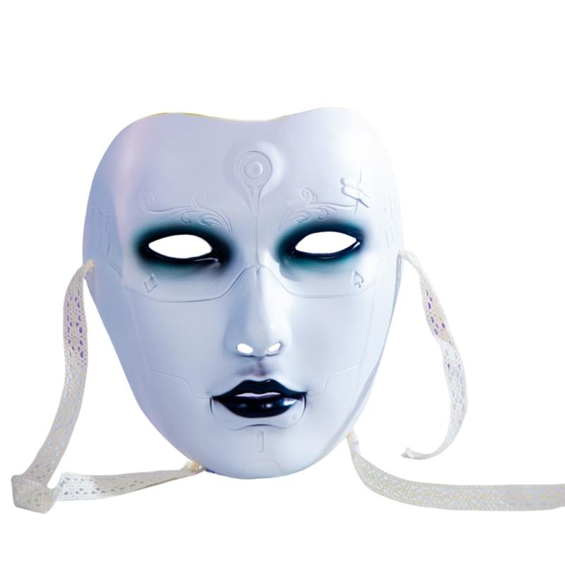 Cosplay Goblin Mask Hand Painted Mask Halloween Cosplay Mask Masquerade Mask for Women Men Masquerade Halloween Party b