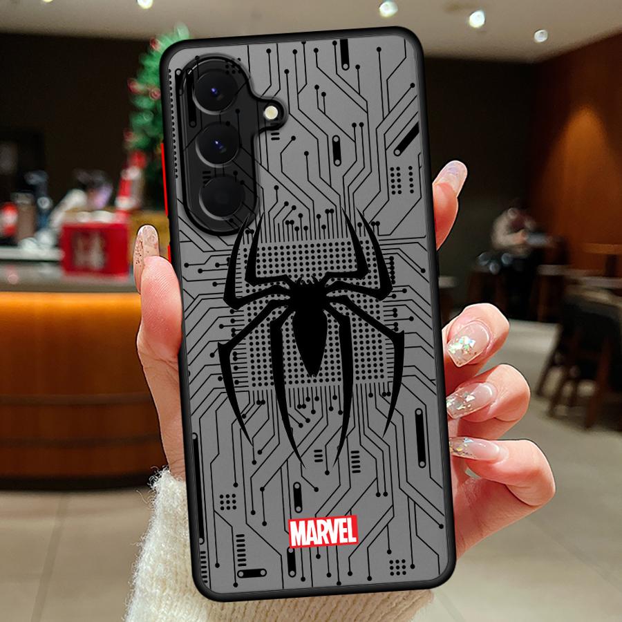Phone Cover Case for Samsung Galaxy A52S A72 A73 A33 A16 A15 A56 A55 A34 A36 A53 A14 A23 A35 A17 A52 A54 Marvel Hero Logo
