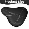 Bicycle Seat Cover Waterproof Shock-Absorbing Ergonomic Saddle with Drawstring Bike Seat Covers for Comfort for Mountain Biking