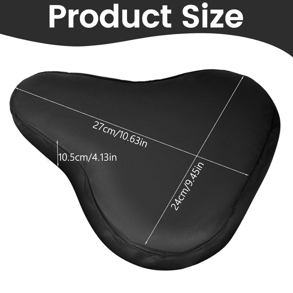 Bicycle Seat Cover Waterproof Shock-Absorbing Ergonomic Saddle with Drawstring Bike Seat Covers for Comfort for Mountain Biking