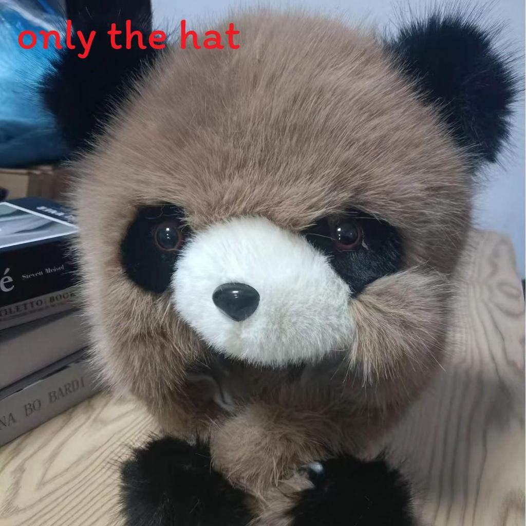 Panda Plush Hat For Women Kids Winter Warmth With Earmuff Protection