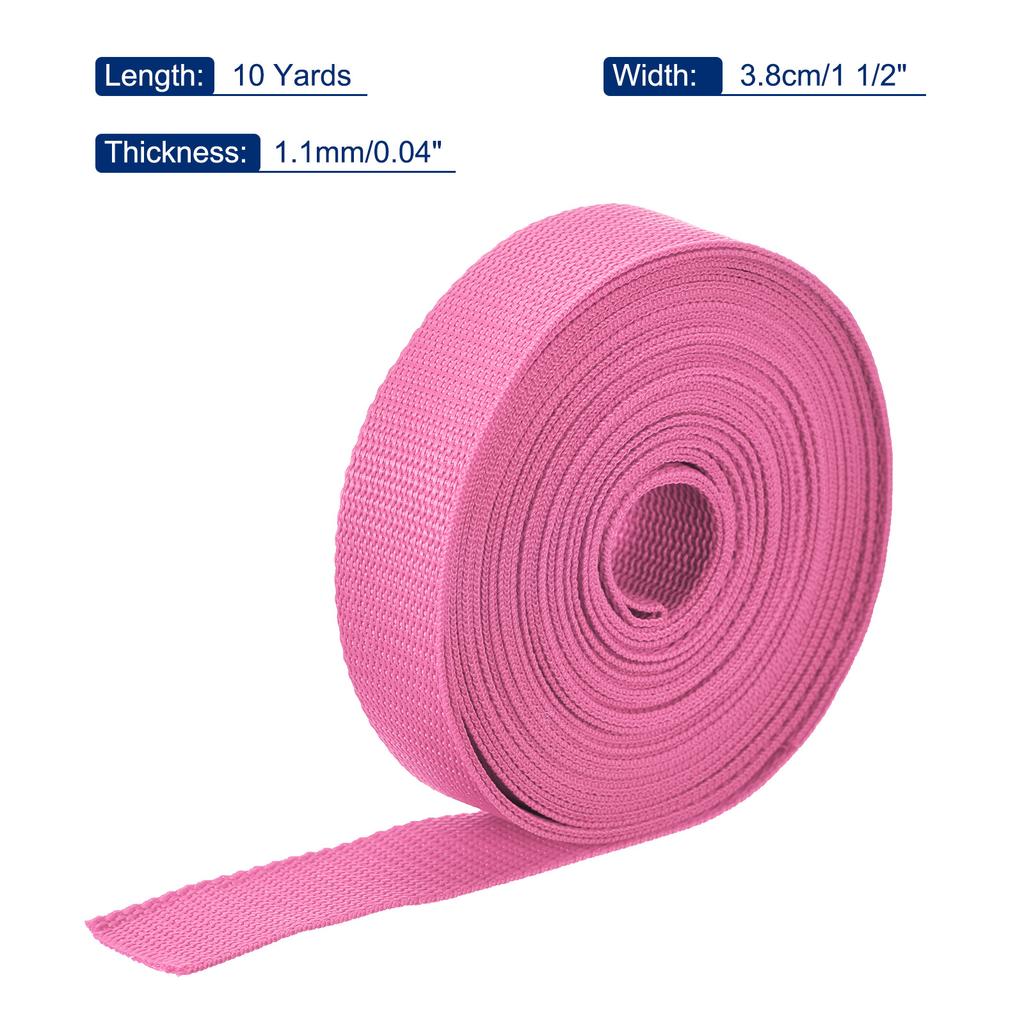 38mm 10Yards  Polypropylene Webbing Strap Belt Tape Heavyweight Strapping Band for Outdoor Tent Accessories Sewing Bag Luggage