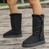 Cross-Border Trade 2025 Winter New Arrival: Women's Thick-Sole Fleece-Lined Snow Boots - Warm, Slip-Resistant, Height-Enhancing