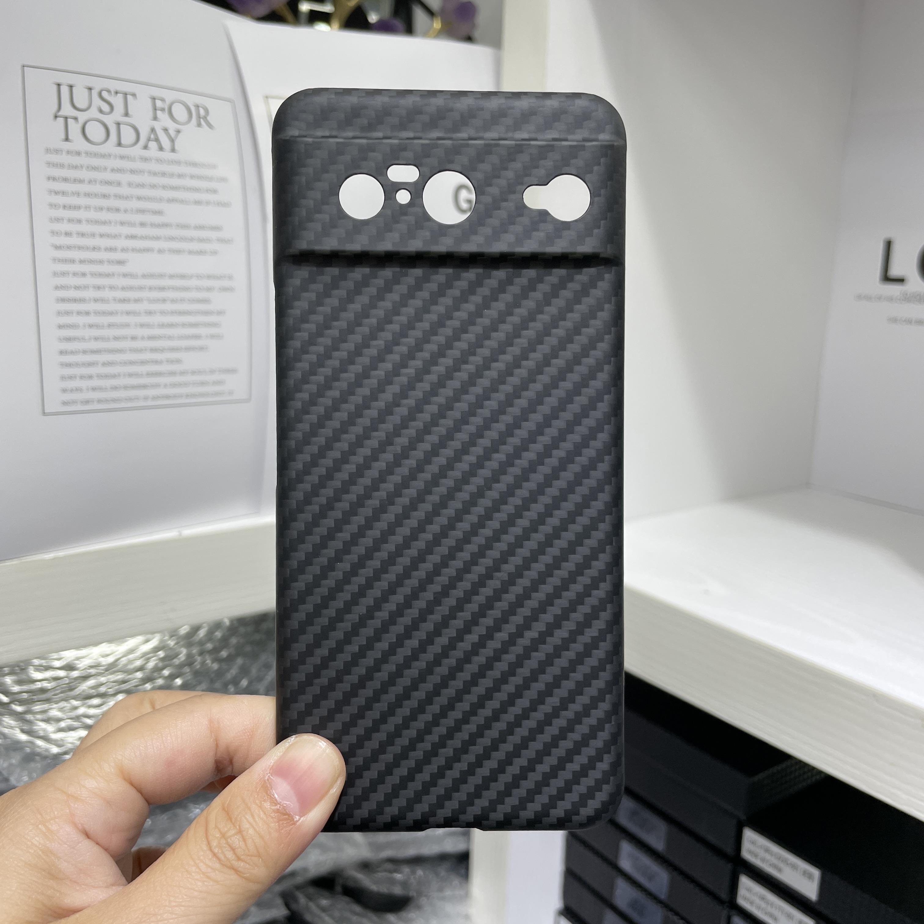 YTF-carbon Real Carbon fiber for Google Pixel 8pro Case Aramid fiber Military Grade Bumpers Armor Cover Ultra-thin Pixel 8 Case Aramid fibre&Google Pixel 8