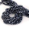 3/4/6/8/10mm Faceted Black Crystal Beads Hematite Glass Loose Spacer Beads For Jewelry Making DIY Necklace Bracelets Accessories