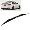 Rear Trunk Spoiler Gloss Black M4 Style Improve Driving Stability Tail Trunk Wing Cover for E92 3 Se