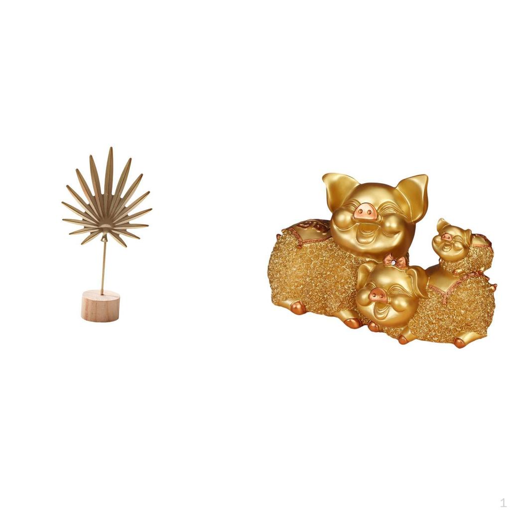 Sculpture Metal Figurine Resin Statue Nordic Creative Ornament Abstract Animal Crafts for Table