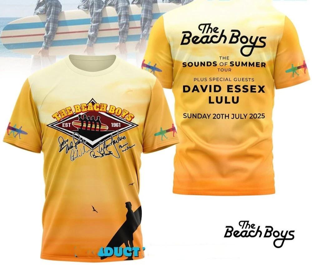 The Beach Boys The Sounds Of Summer Tour 2025 AOP T-Shirt BT1570 Unisex T-Shirt L