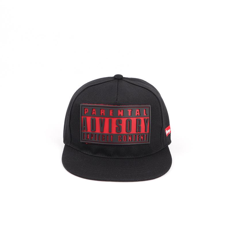 Trendy 3D Letter Print Flat Brim Baseball Cap - Unisex Hip Hop Skate Style